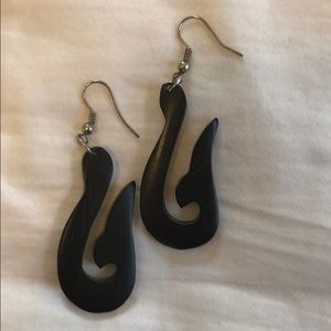 Black Artistic Earrings